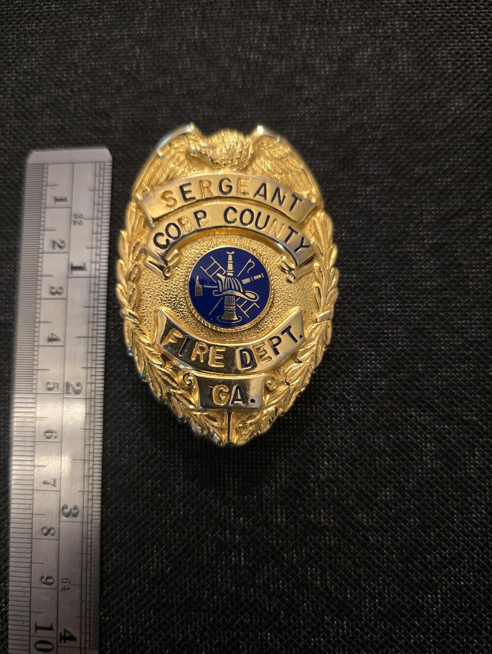 Vintage, Obsolete Public Service / First Responder Collectible Badges And Hat